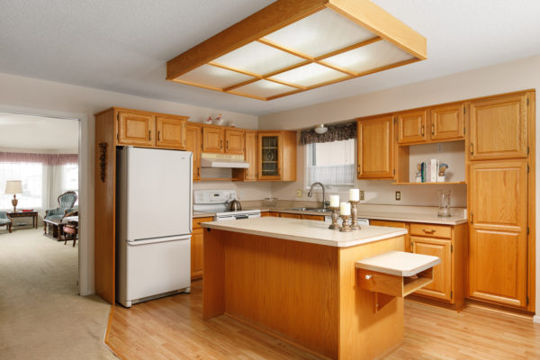 59 - 1201 Cameron Ave kitchen with wooden island